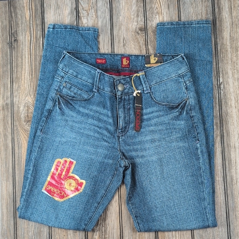 NWT Sasson Skinny Leg Shuffle Medium Wash Jeans Size 6​
